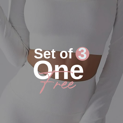 مجموعة حمالة صدر سبورت للسيدات 3+1 مجانًا