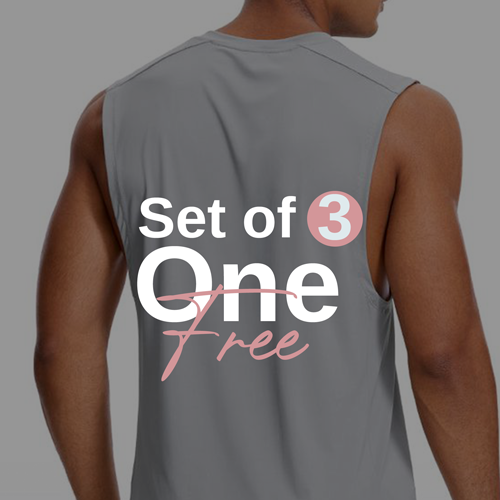 مجموعة توب رجالي 3+1 مجانًا