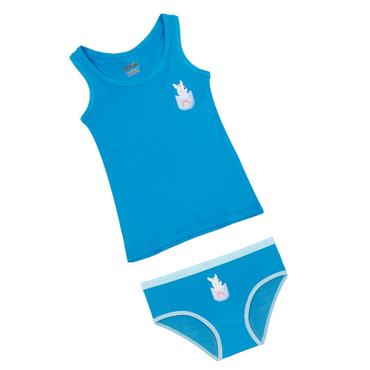 طقم ملابس داخلية للبنات، حمالات عريضة