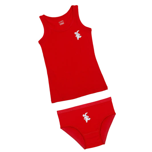 طقم ملابس داخلية للبنات، حمالات عريضة